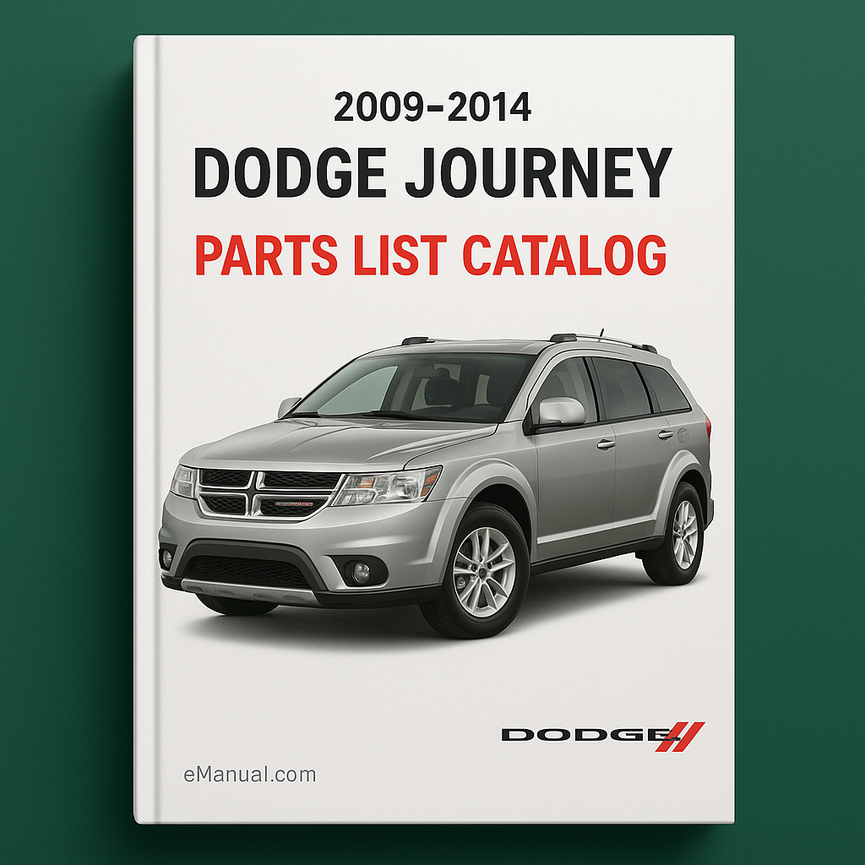 2009-2014 Dodge Journey Parts List Catalog