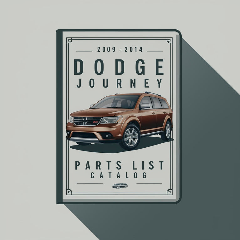 2009-2014 Dodge Journey Parts List Catalog