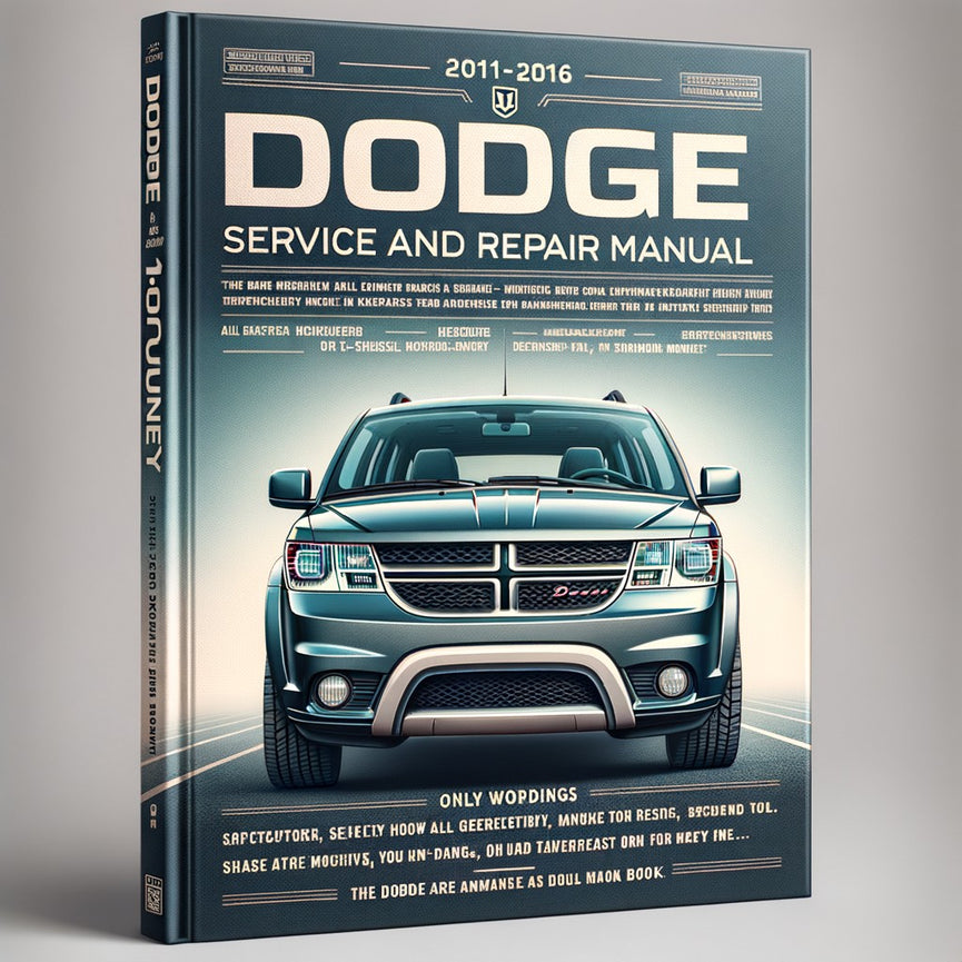 2011-2016 Dodge Journey Service and Repair Manual