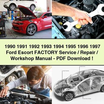 1990 1991 1992 1993 1994 1995 1996 1997 Ford Escort Factory Service/Repair/Workshop Manual-