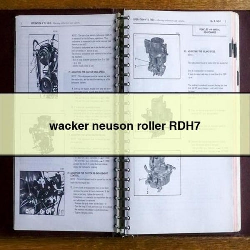 wacker neuson roller RDH7