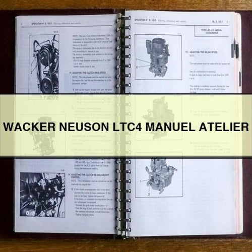 WACKER NEUSON LTC4 MANUEL ATELIER