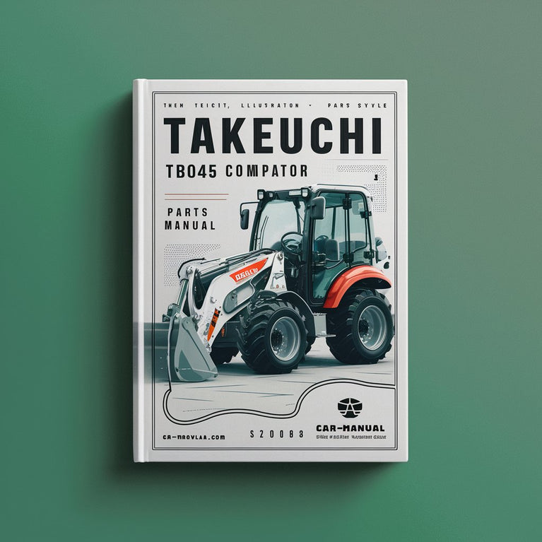 Takeuchi TB045 Compact Excavator Parts Manual Download PDF