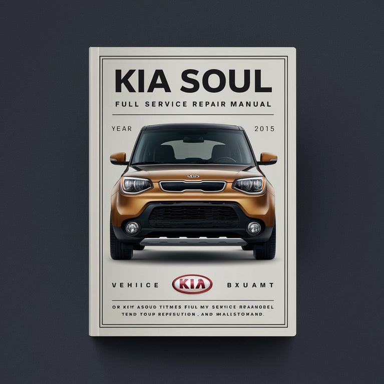 Kia Soul 2015 Oem Factory Service Repair Workshop Manual