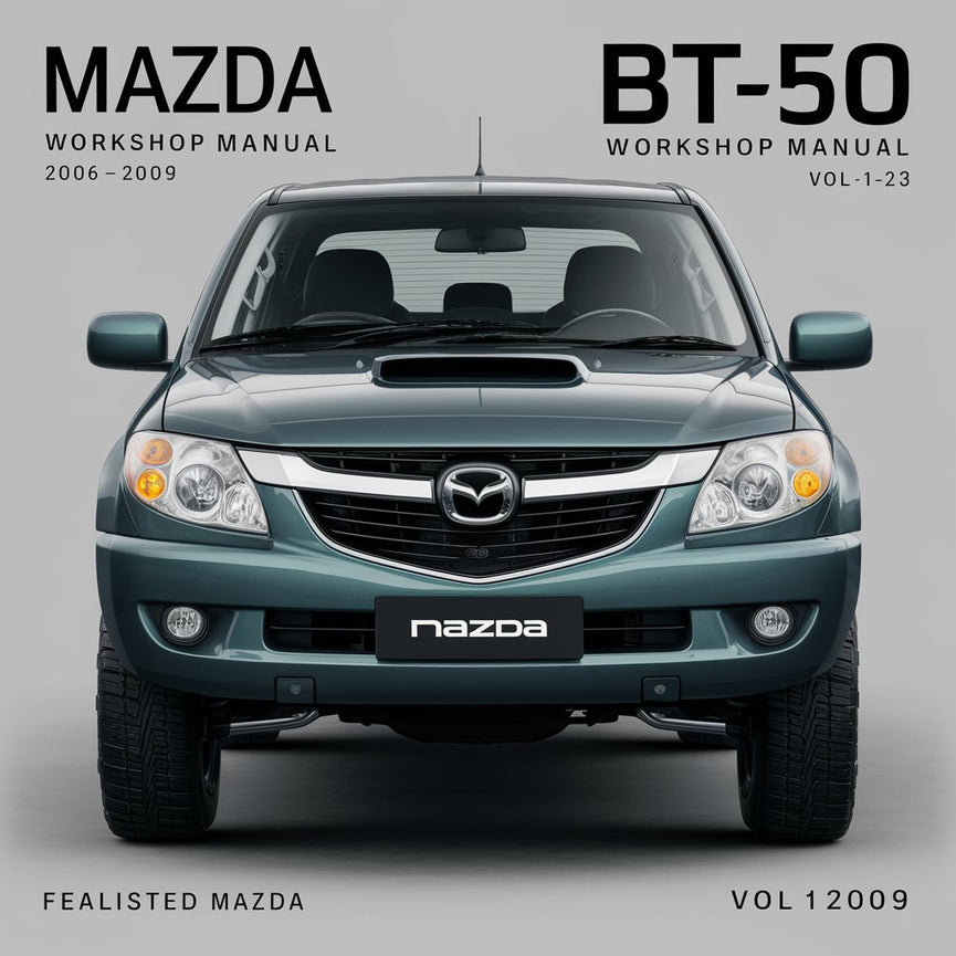 MAZDA BT 50 BT-50 VOL1-2-3 2006-2009 AKTUALISIERTES Werkstatthandbuch PDF-Download