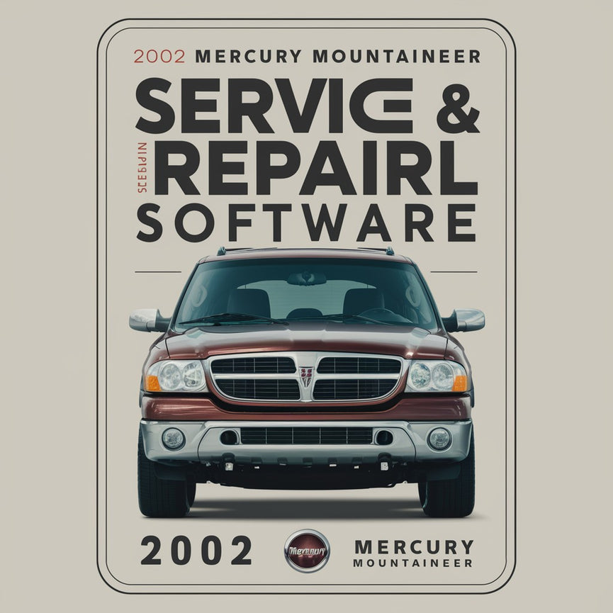 2002 Mercury Mountaineer Service- und Reparaturhandbuch-Software PDF-Download