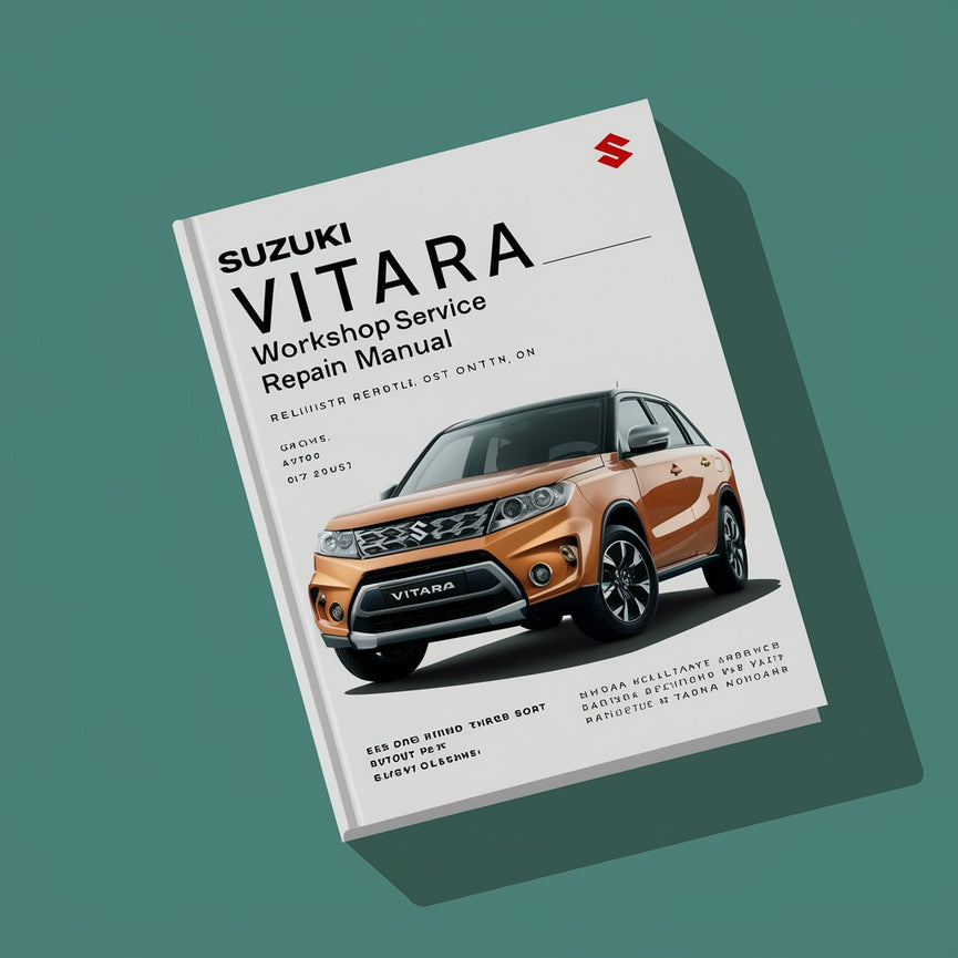 Suzuki Vitara Workshop Service Repair Manual