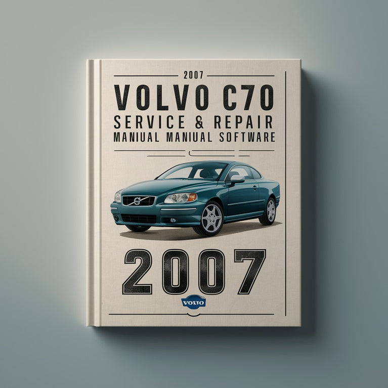 2007 Volvo C70 Service & Repair Manual Software