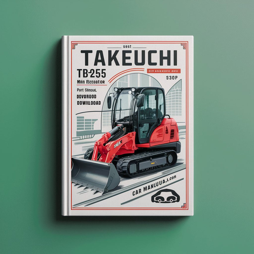 Takeuchi TB235 Mini Excavator Parts Manual (SN 123500001-up)