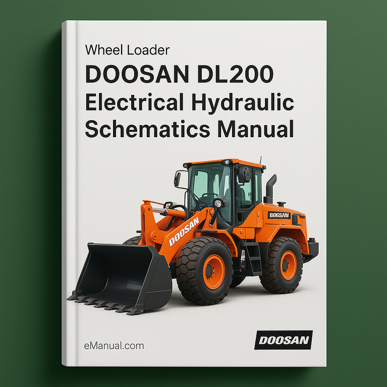 Doosan DL200 Wheel Loader Electrical Hydraulic Schematics Manual