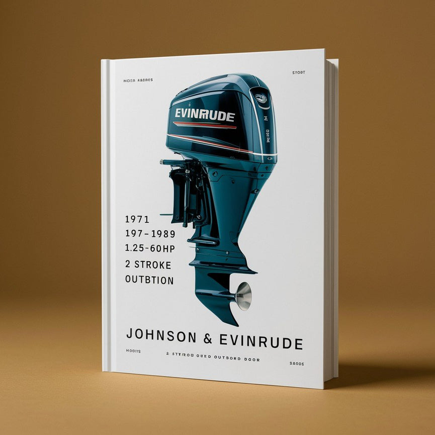 1971-1989 Johnson Evinrude 1.25-60HP 2-STROKE OUTBOARDS