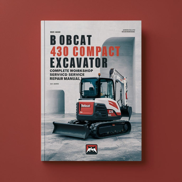 Bobcat 430 Compact Excavator Complete Workshop Service Repair Manual PDF Download