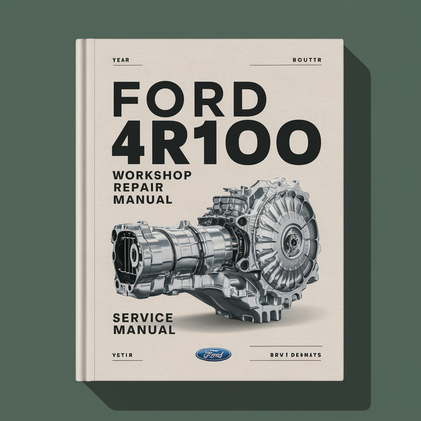 Manual de servicio de reparación de taller Ford 4R100 Descargar PDF