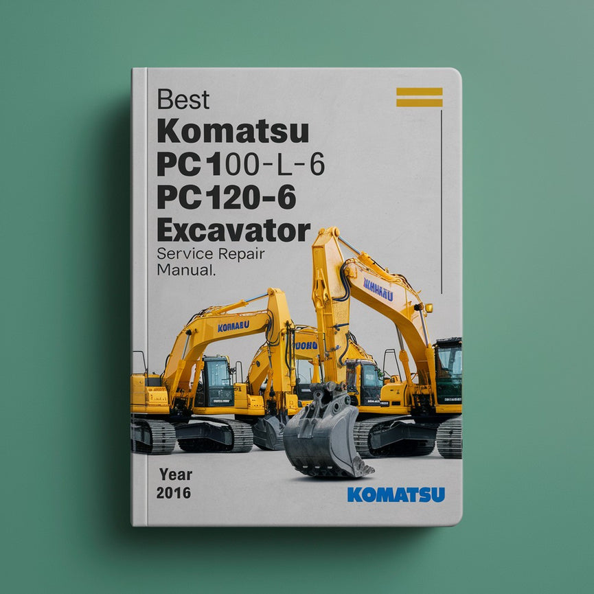 Best Komatsu PC100-6 PC100L-6 PC120-6 PC120LC-6 PC130-6 Excavator Service Repair Manual