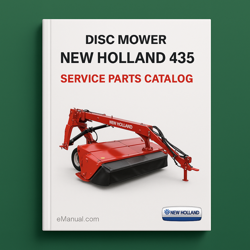 New Holland 435 Disc Mower Service Parts Catalog Tractor