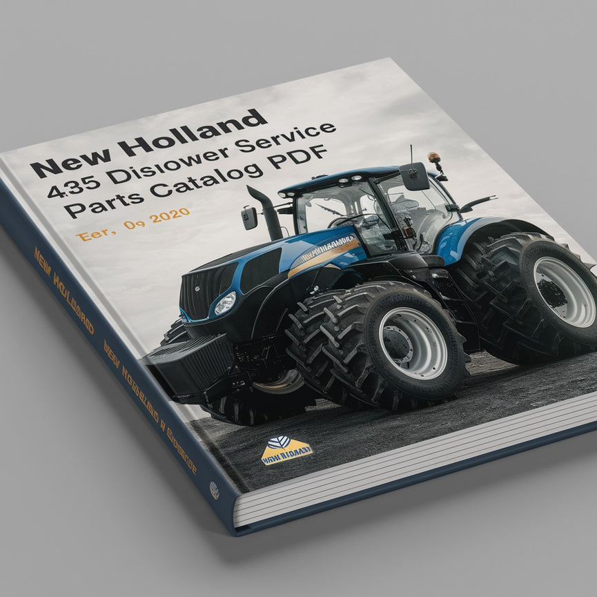 New Holland 435 Disc Mower Service Parts Catalog PDF Tractor