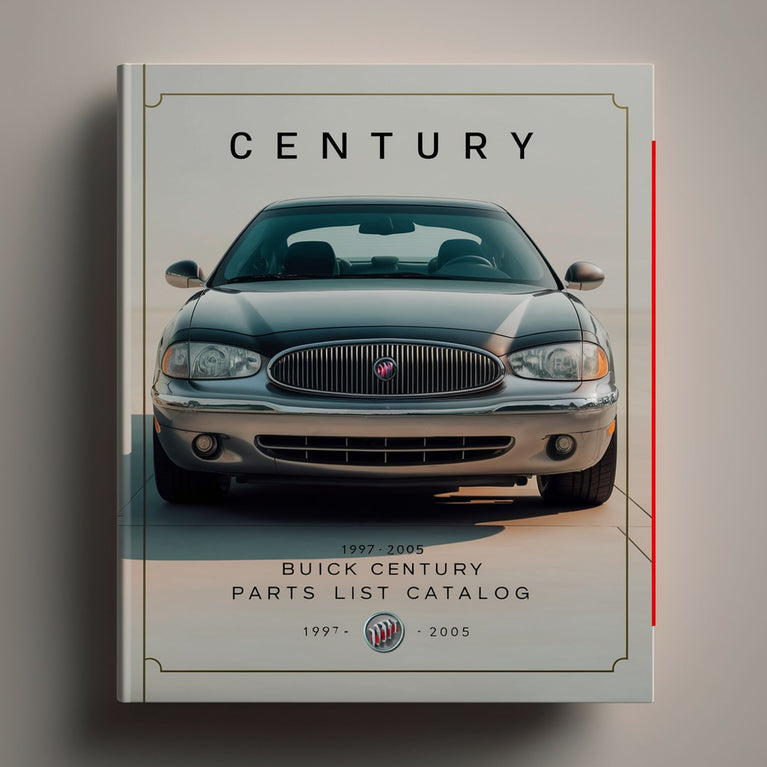 1997 - 2005 BUICK Century Parts List Catalog