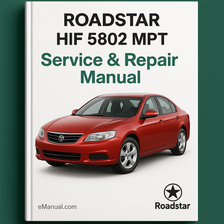 Roadstar HIF 5802 MPT Service Repair Manual