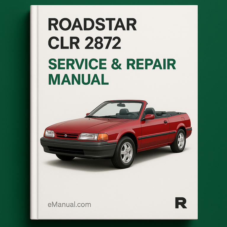 Roadstar CLR 2872 Service Repair Manual