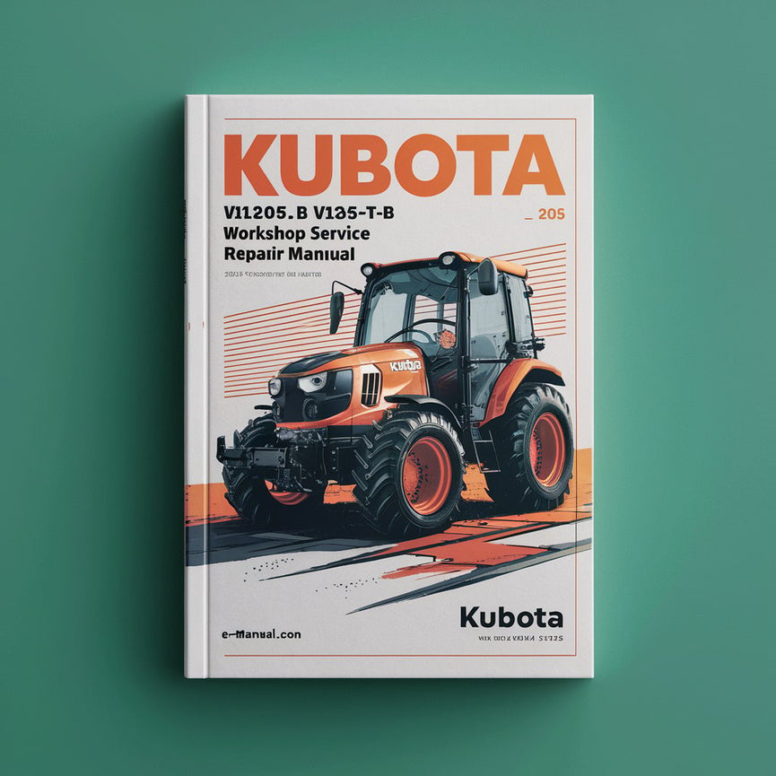 Kubota V1205-B V1205-T-B V1305-B Workshop Service Manual PDF Download