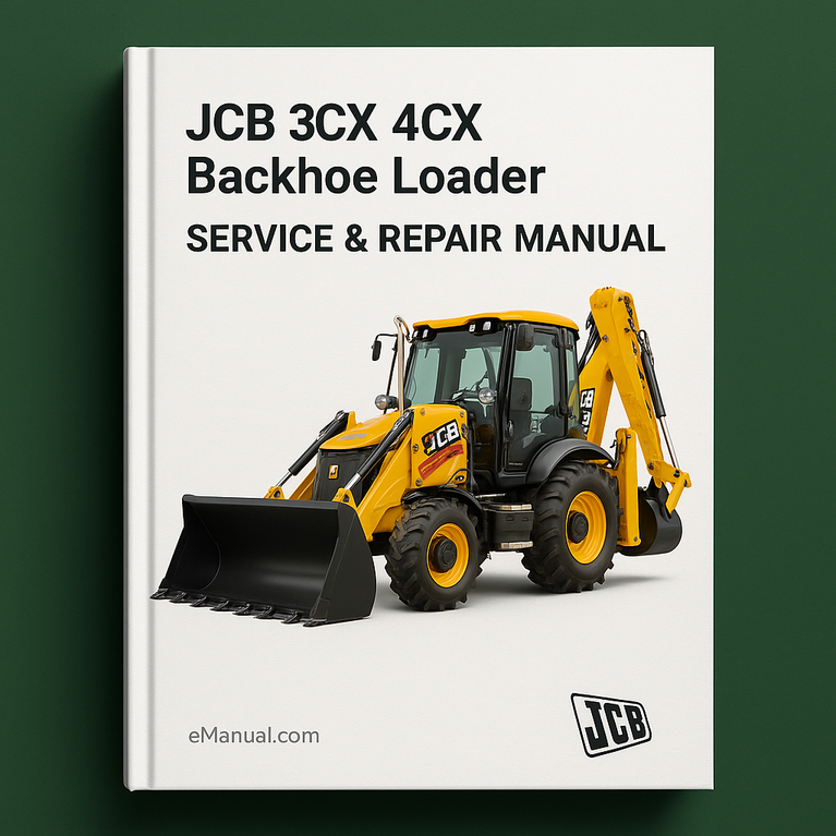 JCB 3CX 4CX Backhoe Loader Service Repair Manual #4