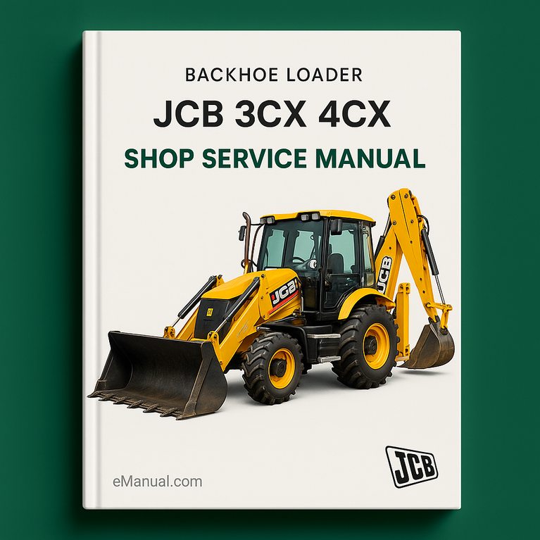 JCB Service 3CX 4CX Backhoe Loader Shop Service Manual Repair Book #5
