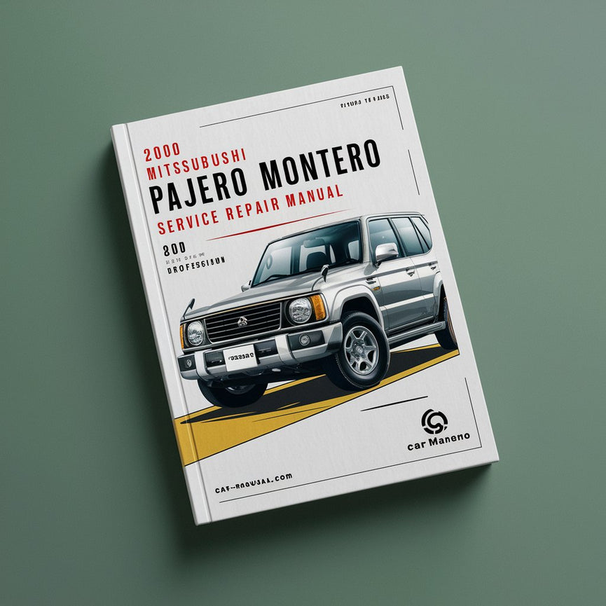 2000 Mitsubishi Pajero Montero Service-Reparaturhandbuch PDF herunterladen