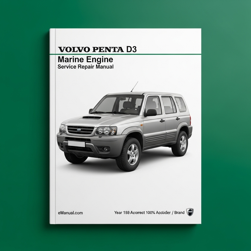 VOLVO PENTA D3 Marine Engine Service Repair Manual
