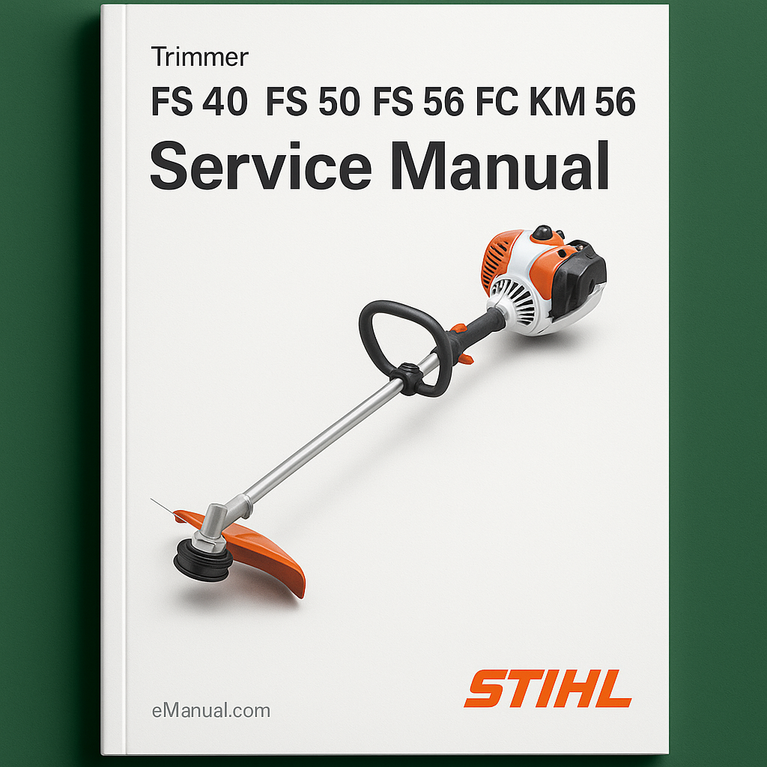 stihl FS40 FS50 FS56 FC56 KM56 Service Manuals