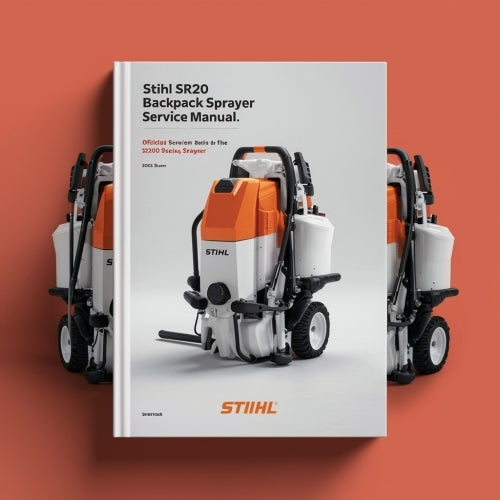 Stihl SR200 backpack sprayer Service Manual PDF Download