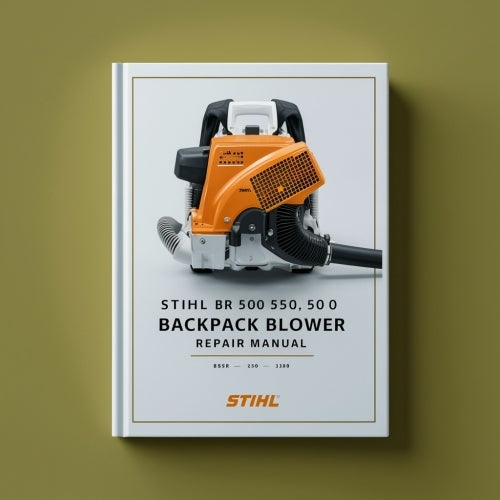 STIHL BR 500 550 600 BACKPACK BLOWER Repair Manual PDF Download