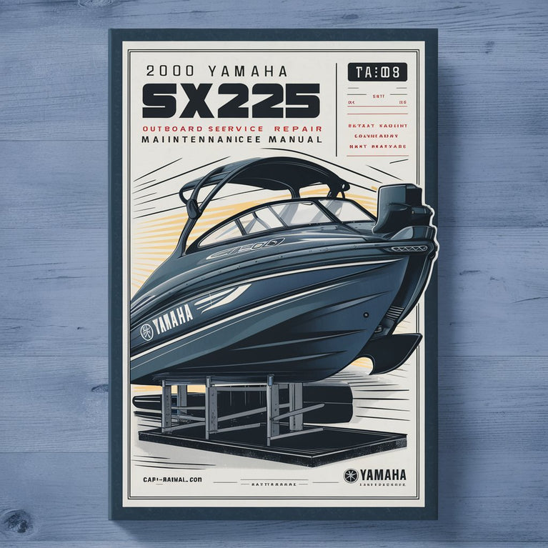 2000 Yamaha SX225 TXRY Outboard Service Repair maintenance Manual. Factory