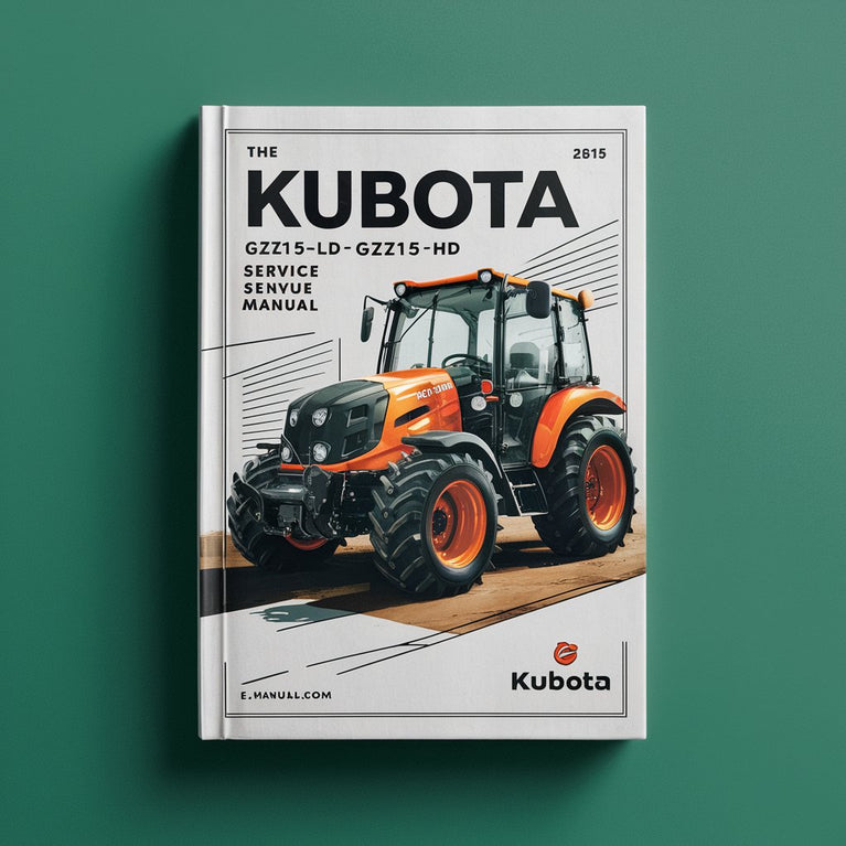 Kubota GZD15 GZD15-LD GZD15-HD Service Repair Manual PDF Download