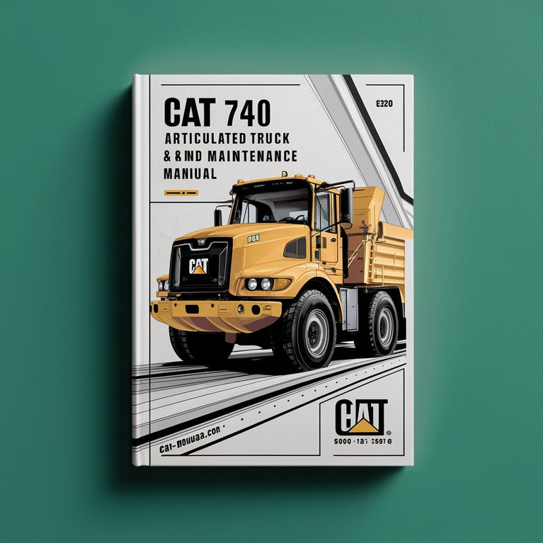 cat 740 Articulated truck operator and maintenance Manual PDF Download