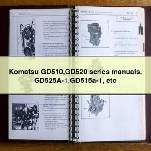 Komatsu GD510 GD520 series Manuals. GD525A-1 GD515a-1 etc PDF Download