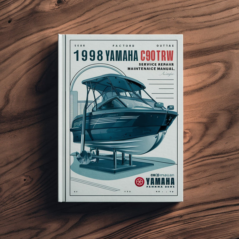 1998 Yamaha C90TLRW Outboard Service Repair maintenance Manual. Factory