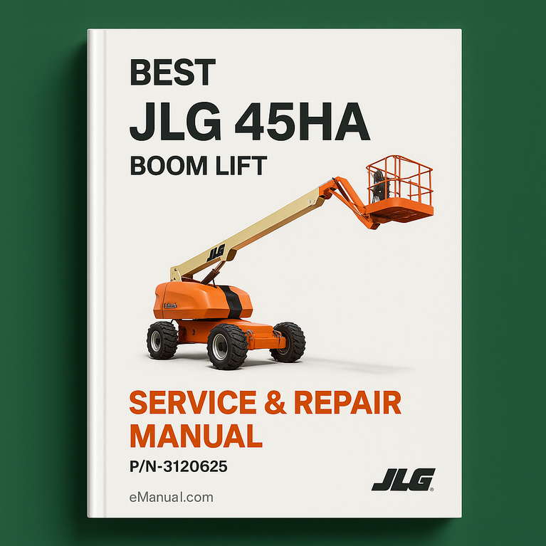 Best JLG 45HA Boom Lift Service Repair Manual (P/N-3120625)