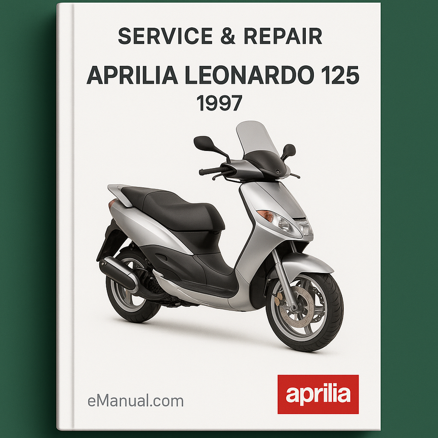 Aprilia Leonardo 125 Service Repair Workshop Manual-1997