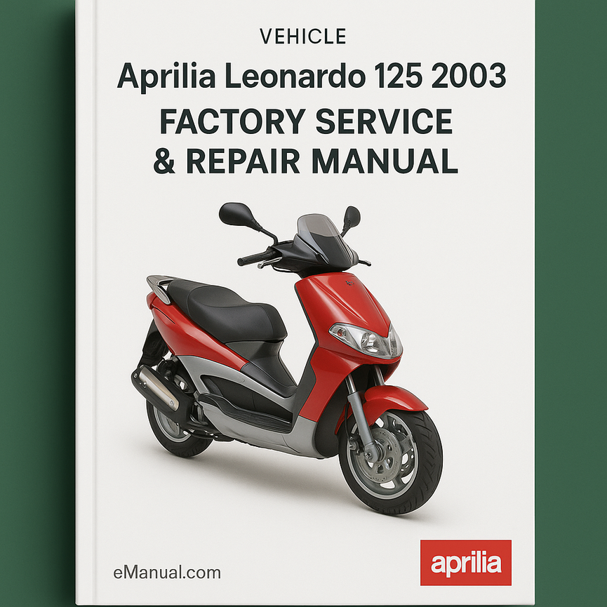 Aprilia Leonardo 125 2003 Factory Service Repair Manual