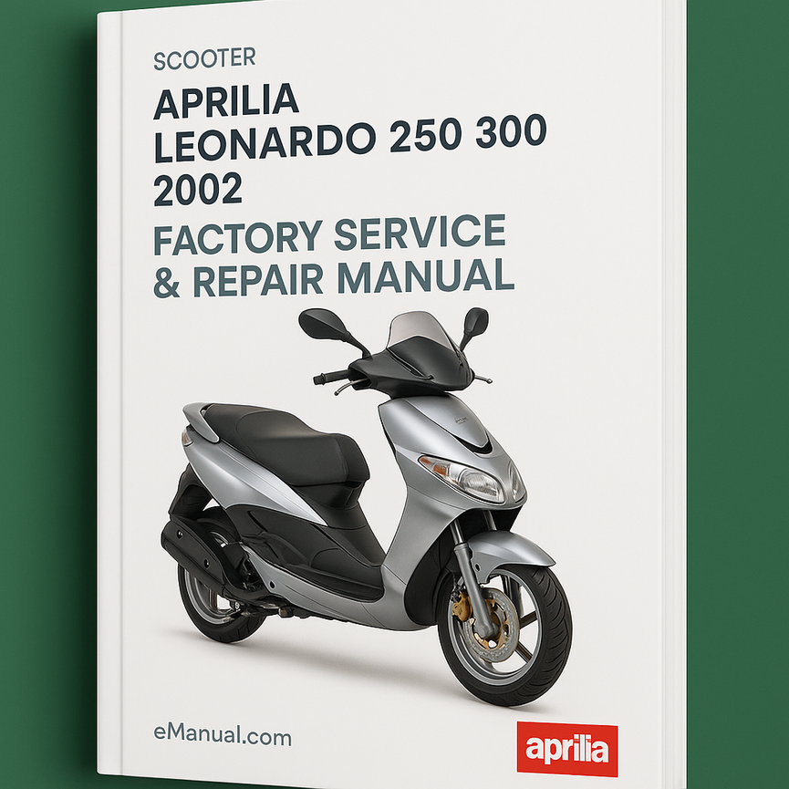 Aprilia Leonardo 250 300 2002 Factory Service Repair Manual