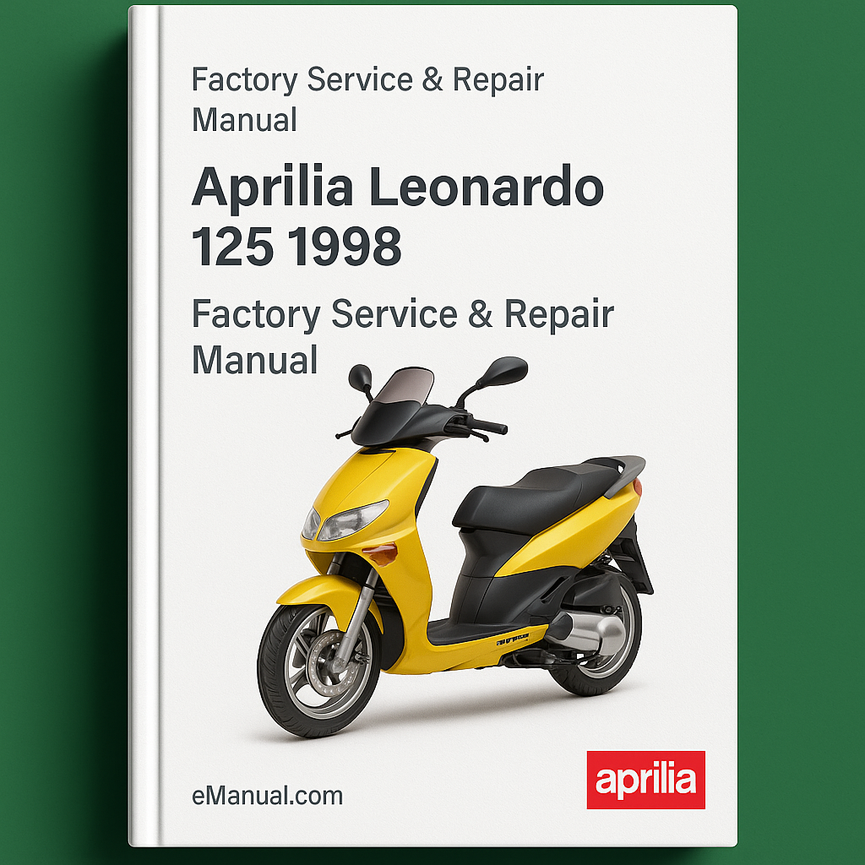 Aprilia Leonardo 125 1998 Factory Service Repair Manual