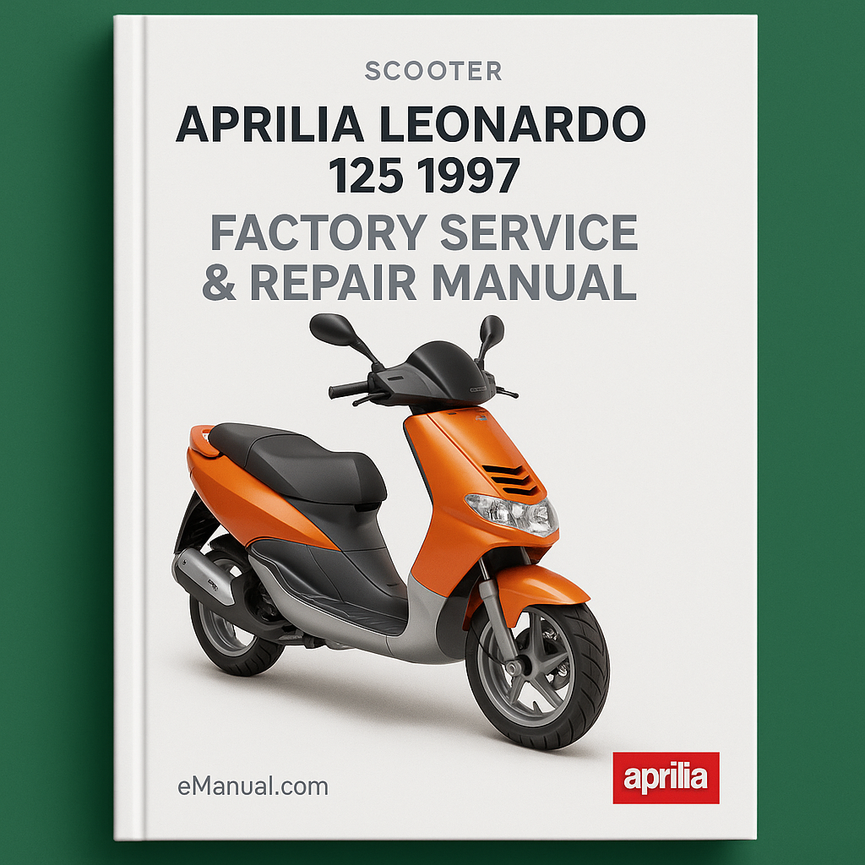 Aprilia Leonardo 125 1997 Factory Service Repair Manual