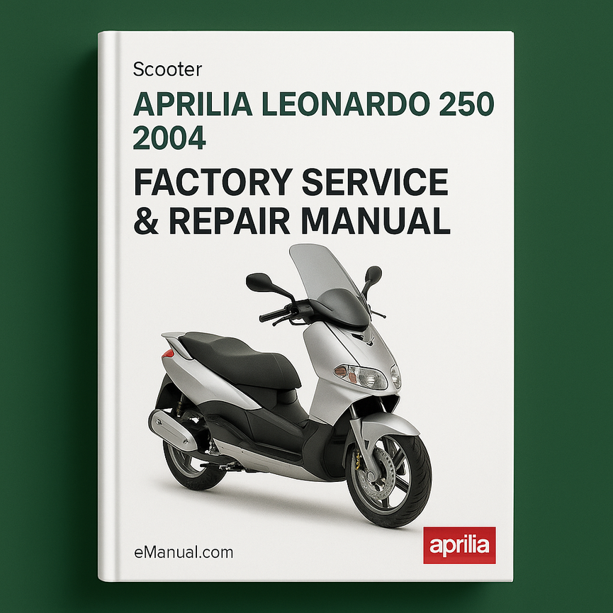 Aprilia Leonardo 250 2004 Factory Service Repair Manual