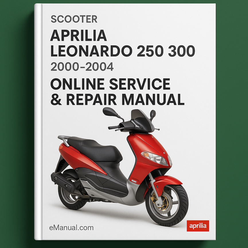 Aprilia Leonardo 250 300 2000-2004 Online Service Repair Manual