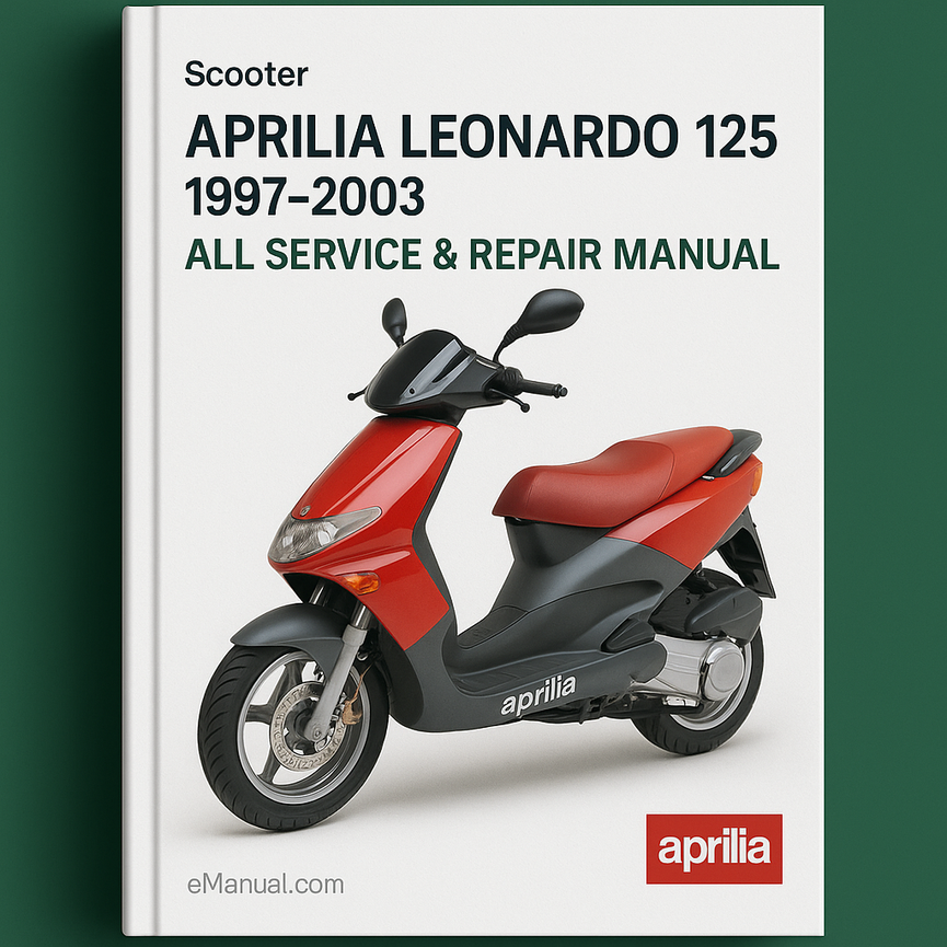 Aprilia Leonardo 125 1997-2003 All Service Repair Manual