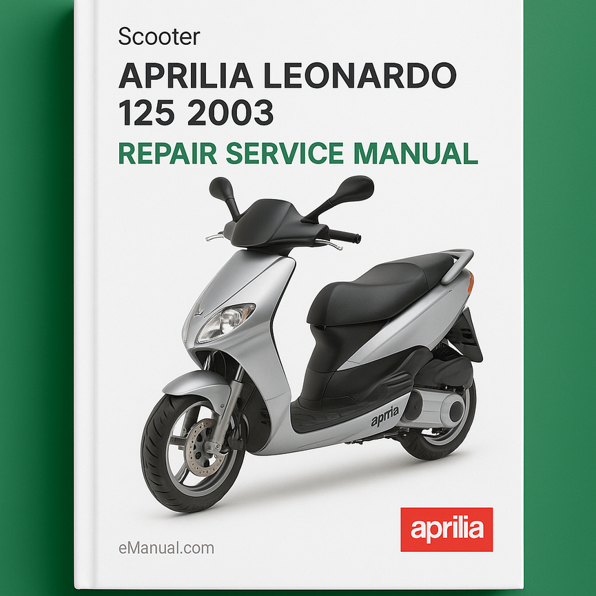 Aprilia Leonardo 125 2003 Repair Service Manual