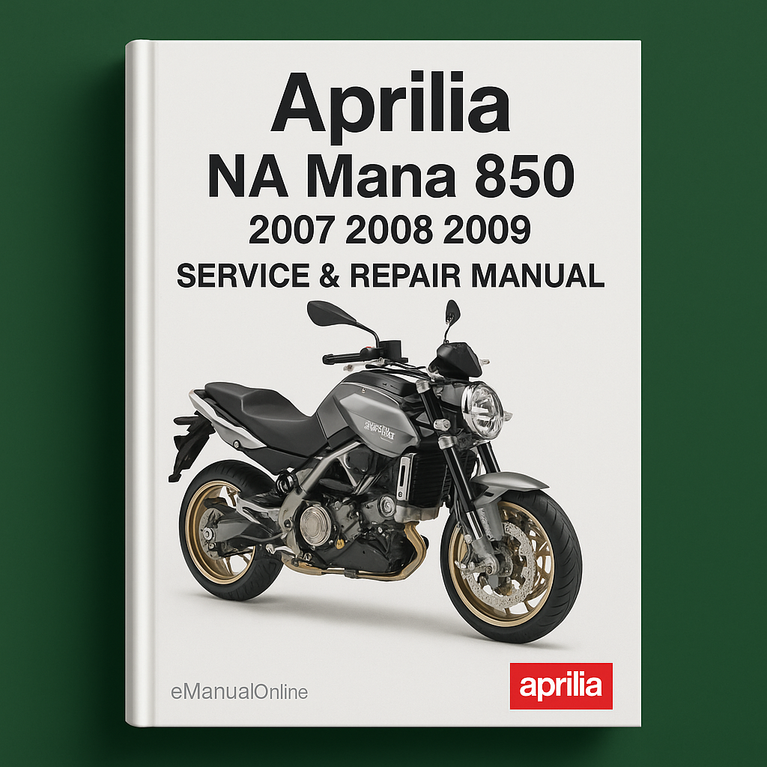 Aprilia Na Mana 850 2007 2008 2009 Service Repair Manual