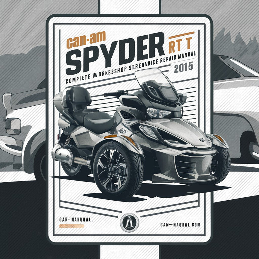 Can-Am Spyder RT RT S RT Limited Komplettes Werkstatthandbuch 2014 2015 PDF-Download