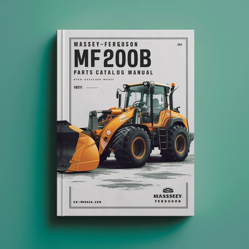 Massey Ferguson MF200B Loader - Dozer Parts Catalog Manual PDF Download