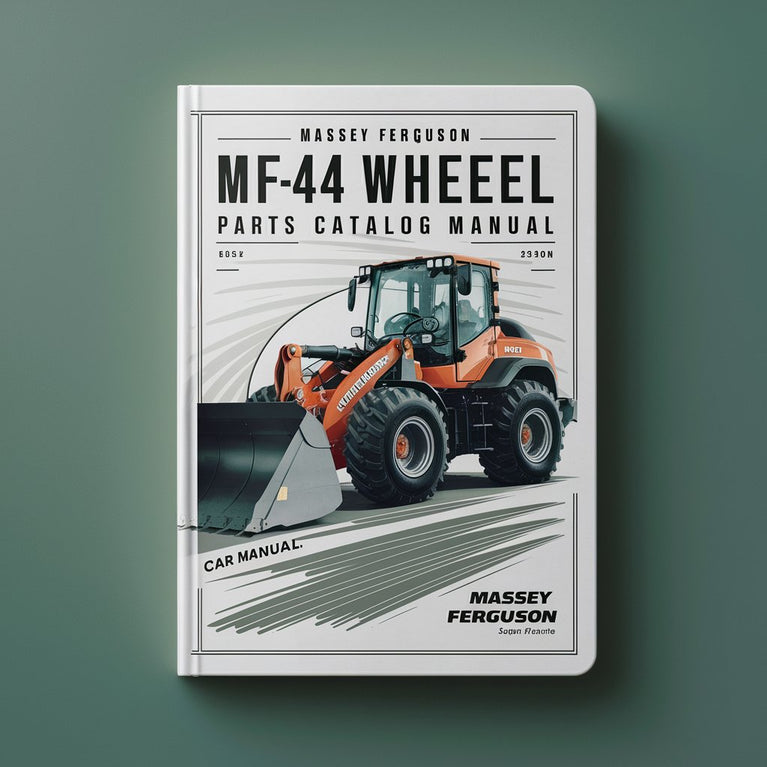 Massey Ferguson MF44 Wheel Loader Parts Catalog Manual PDF Download